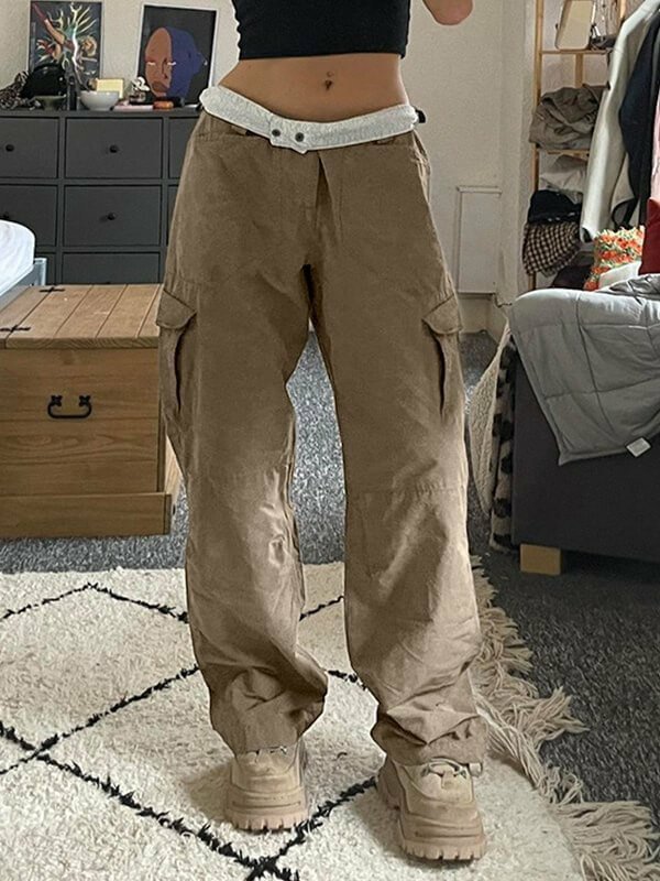 Vintage Straight Leg Cargo Pants